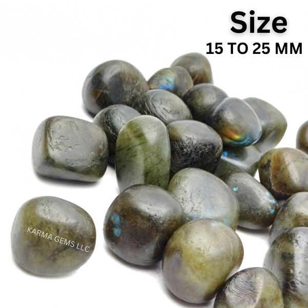 Labradorite 15 To 25 MM Crystal Tumbled Stone
