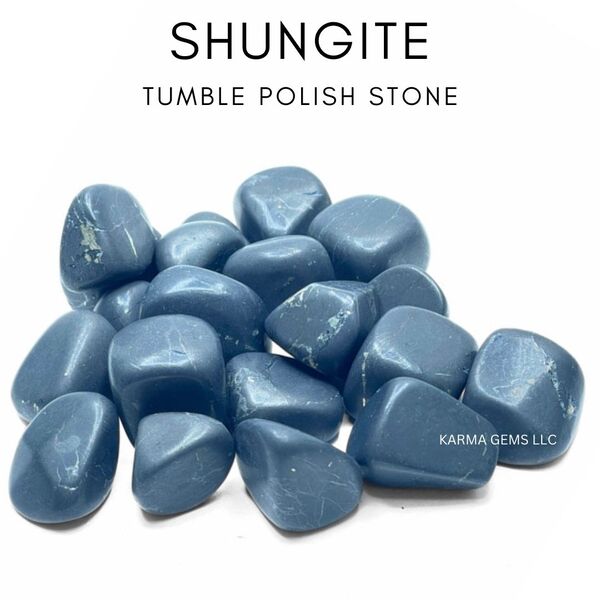 Shungite 15 To 25 MM Crystal Tumbled Stone