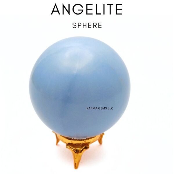 Angelite Crystal Sphere