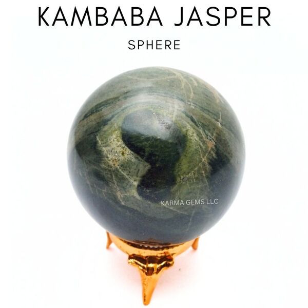 Kambaba Jasper Crystal Sphere