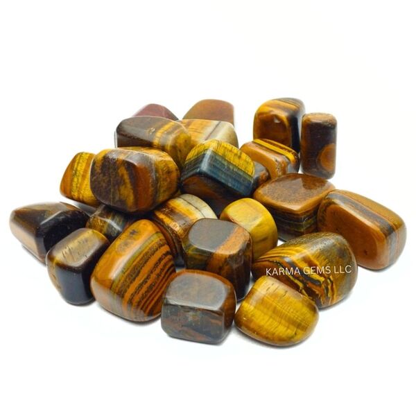 Tiger eye 15 To 25 MM Crystal Tumbled Stone