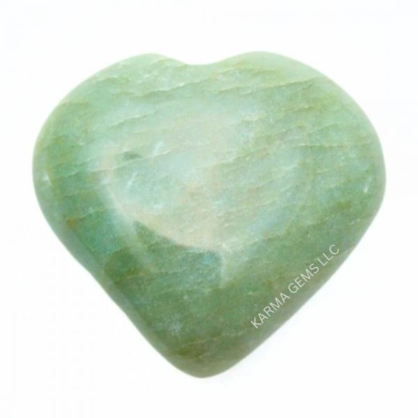 Green Aventurine Puffy Heart 2 inch