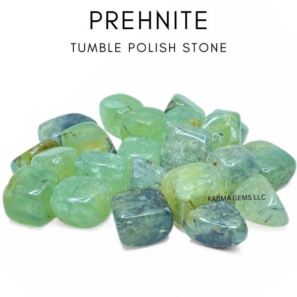 Prehnite 15 To 25 MM Crystal Tumbled Stone