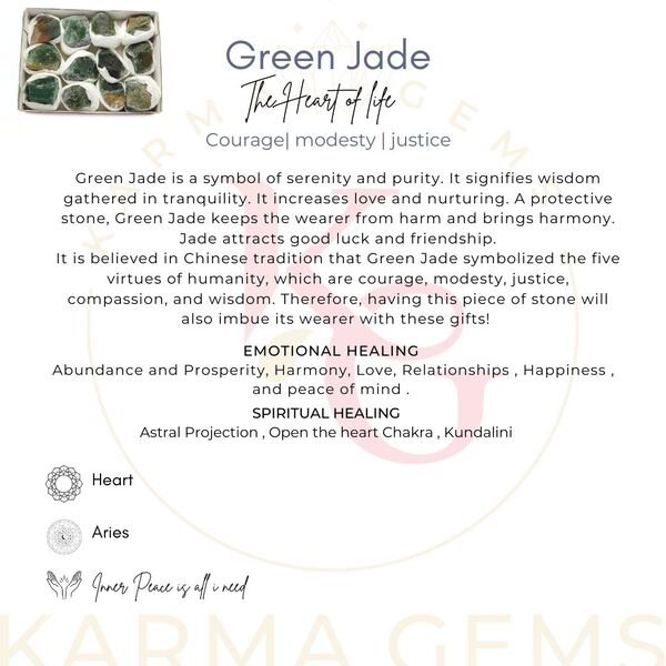 Green Jade 12 Pcs Flat Rough Stone
