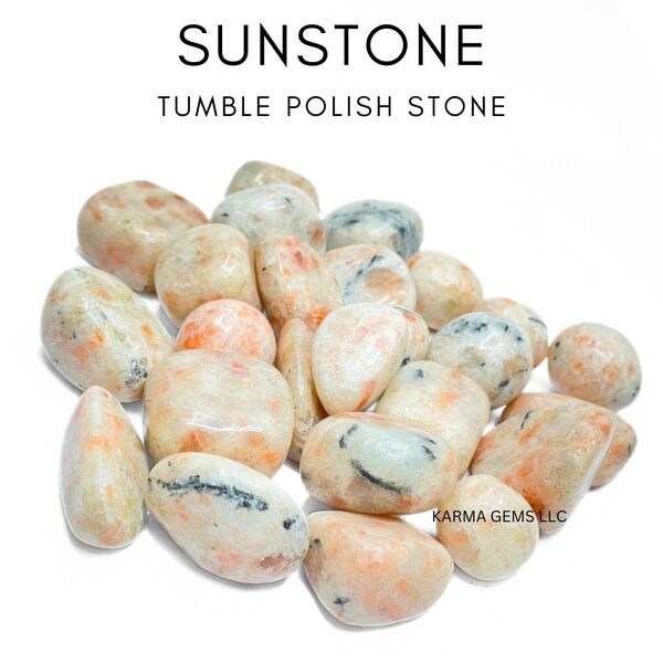 Sunstone 15 To 25 MM Crystal Tumbled Stone